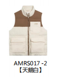 李宁  AMRS017羽绒马甲黑色，天鹅白