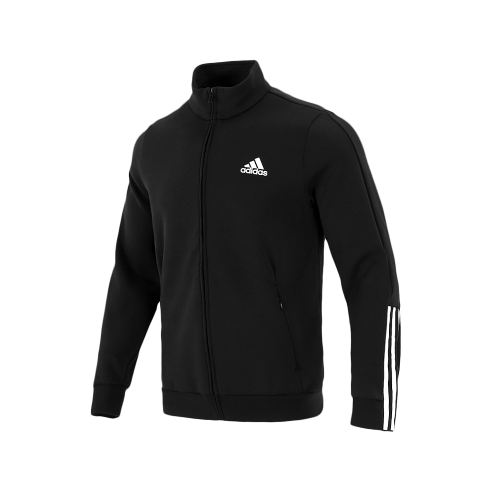Adidas阿迪达斯双面针织立领夹克休闲运动外套男GV5338