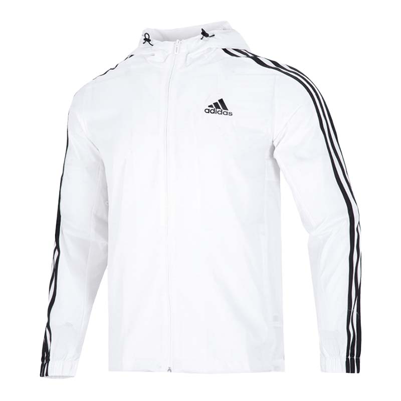 Adidas阿迪达斯夹克男装三条纹运动服防风外套HE4320