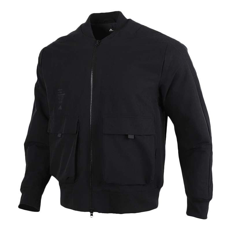 Adidas阿迪达斯夹克男装棒球服飞行服加绒保暖外套GM4403