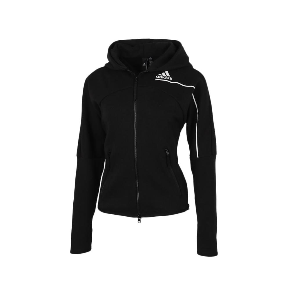 Adidas阿迪达斯夹克新款女装连帽防风运动休闲外套GM3275
