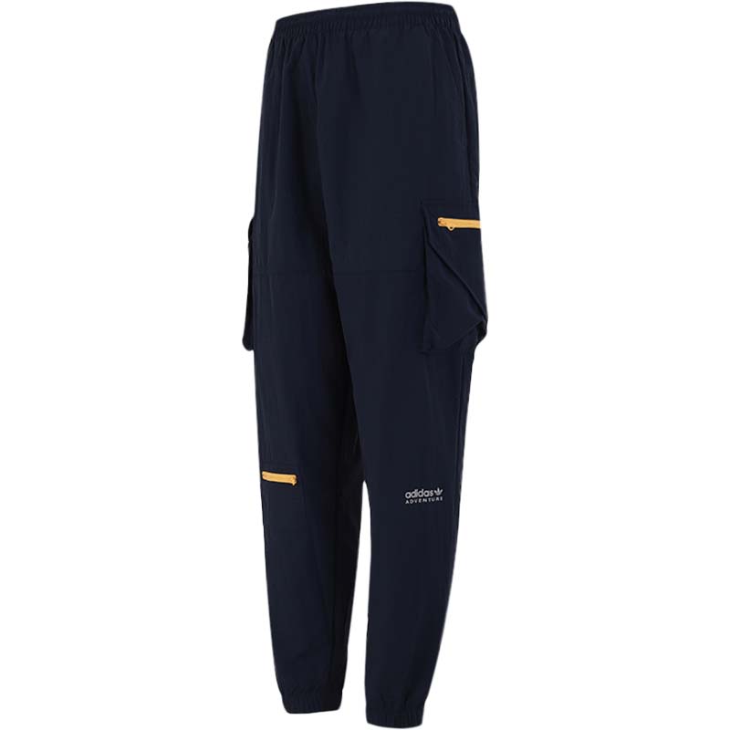 Adidas阿迪达斯休闲工装裤三叶草运动男裤H46706