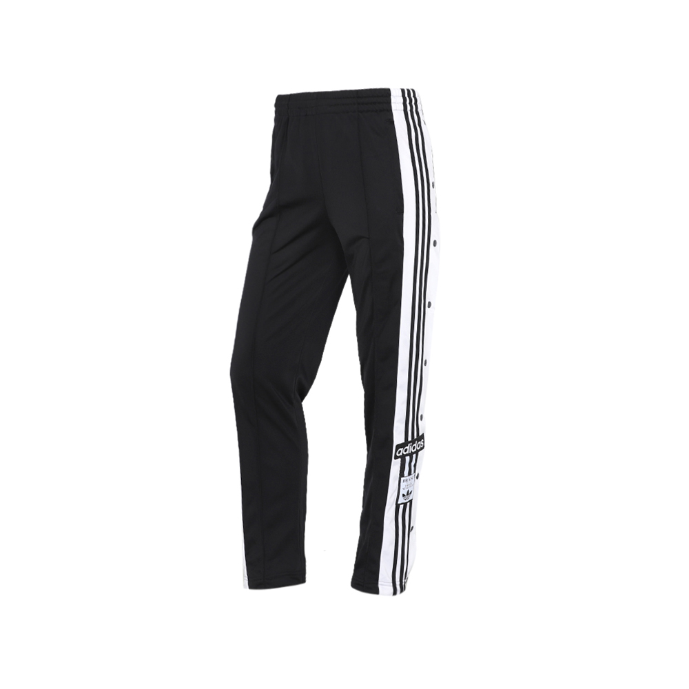 Adidas阿迪达斯三叶草女裤新款三条纹排扣长裤运动直筒裤GN2807