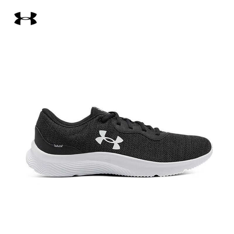 安德玛跑步鞋男鞋防滑耐磨运动鞋训练缓震跑鞋户外休闲鞋子 3024134-001