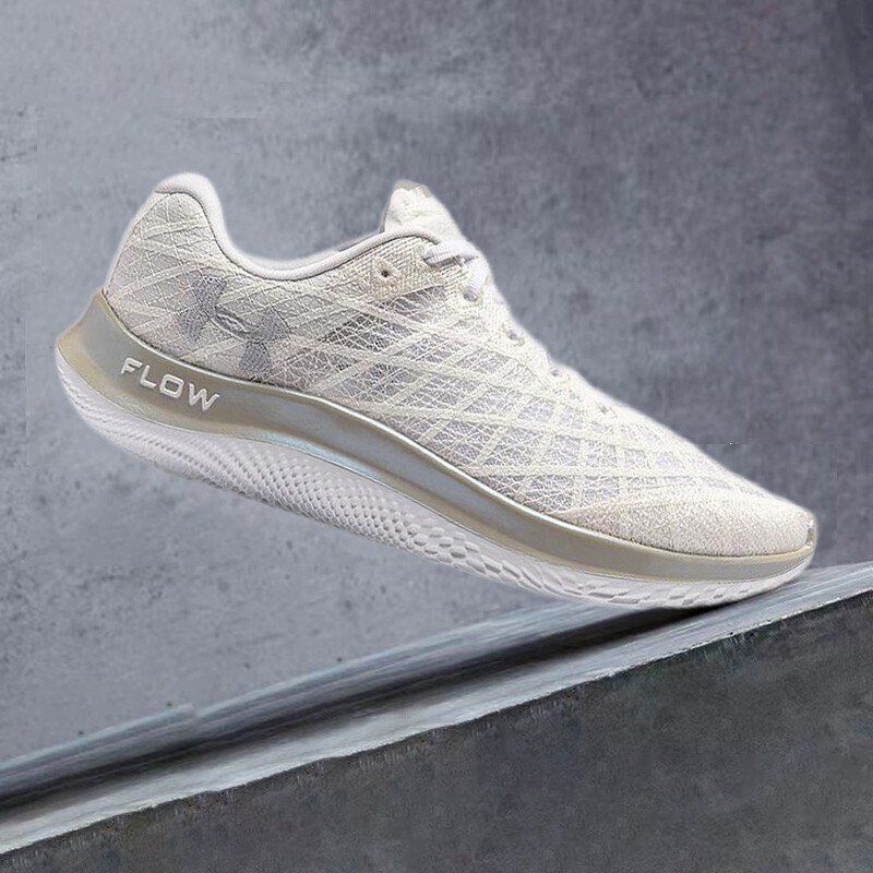 安德玛网男鞋 运动鞋健身训练鞋舒适软底休闲鞋减震缓冲网面透气跑步鞋 3025204-101