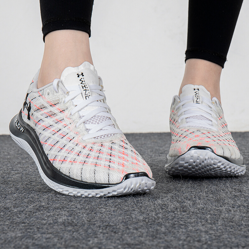 安德玛网女鞋 运动鞋训练锻炼健身跑鞋低帮轻便透气休闲鞋 3025222-102