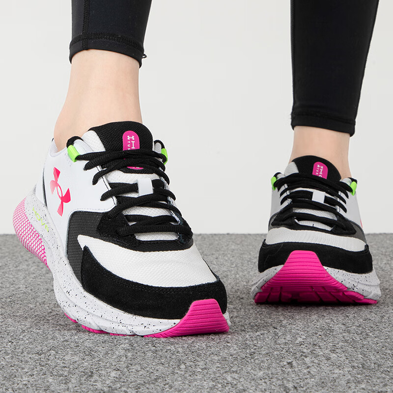 安德玛女鞋舒适户外耐磨运动鞋缓震透气轻质休闲跑步鞋 3026144-102