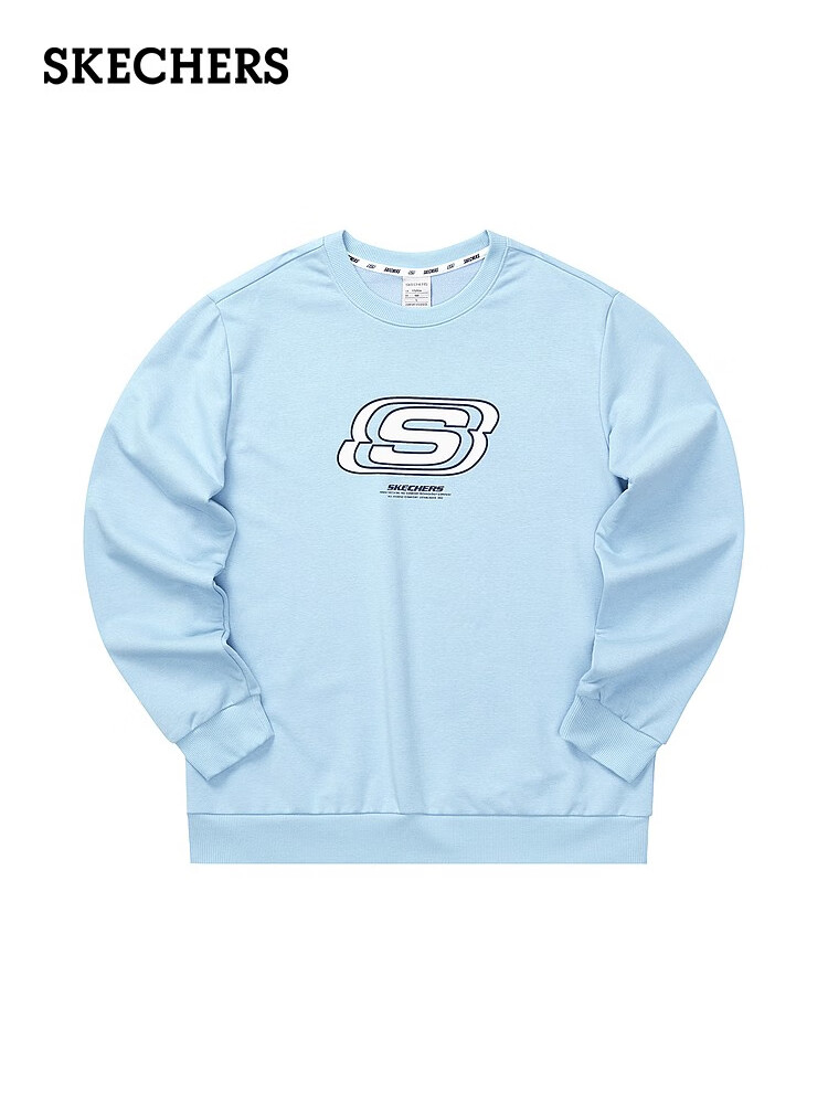 斯凯奇skechers新款卫衣男女同款缤纷休闲系列运动舒适时尚L322U083