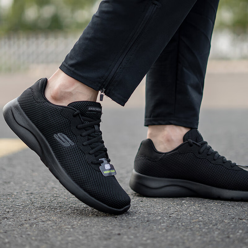 斯凯奇男鞋男士运动鞋轻便透气时尚舒适耐磨男鞋 58362-BBK