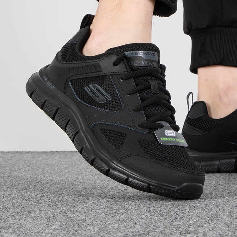 斯凯奇男鞋 2023春季新款运动鞋健步休闲鞋 232398-BBK