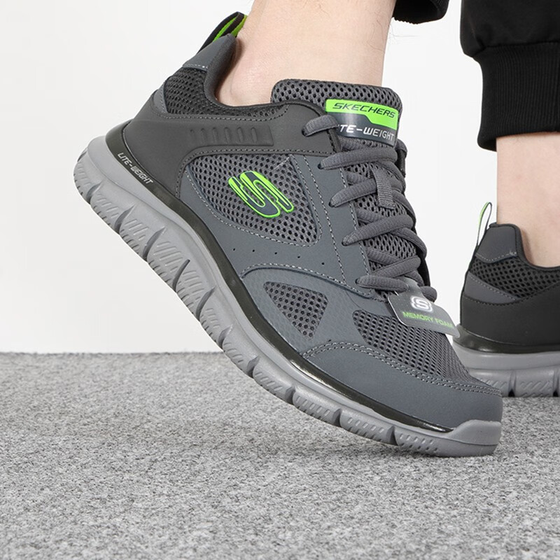 斯凯奇男鞋运动鞋健步休闲鞋 232398-CHAR