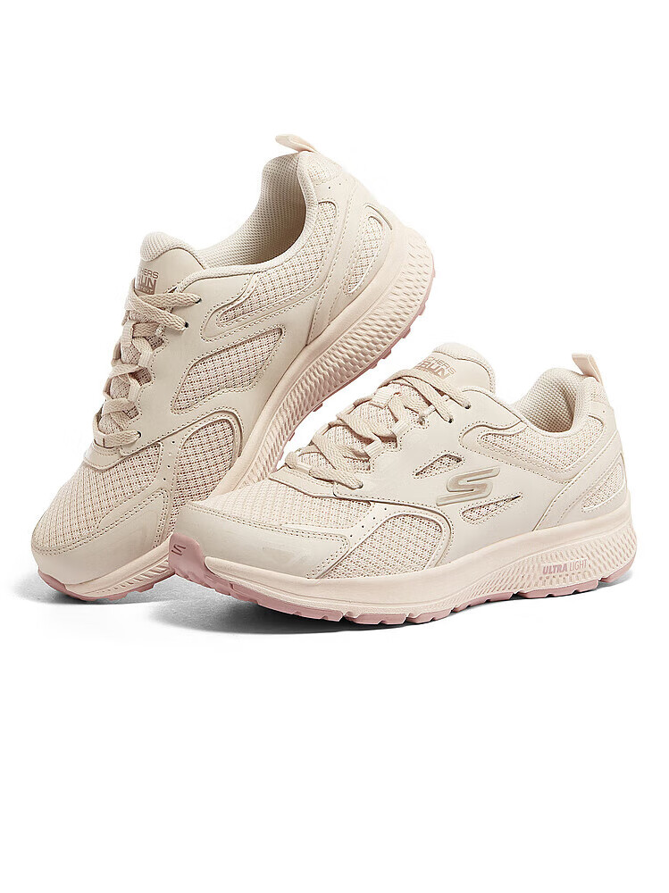 斯凯奇情侣网面减震轻便休闲运动鞋128075-NAT