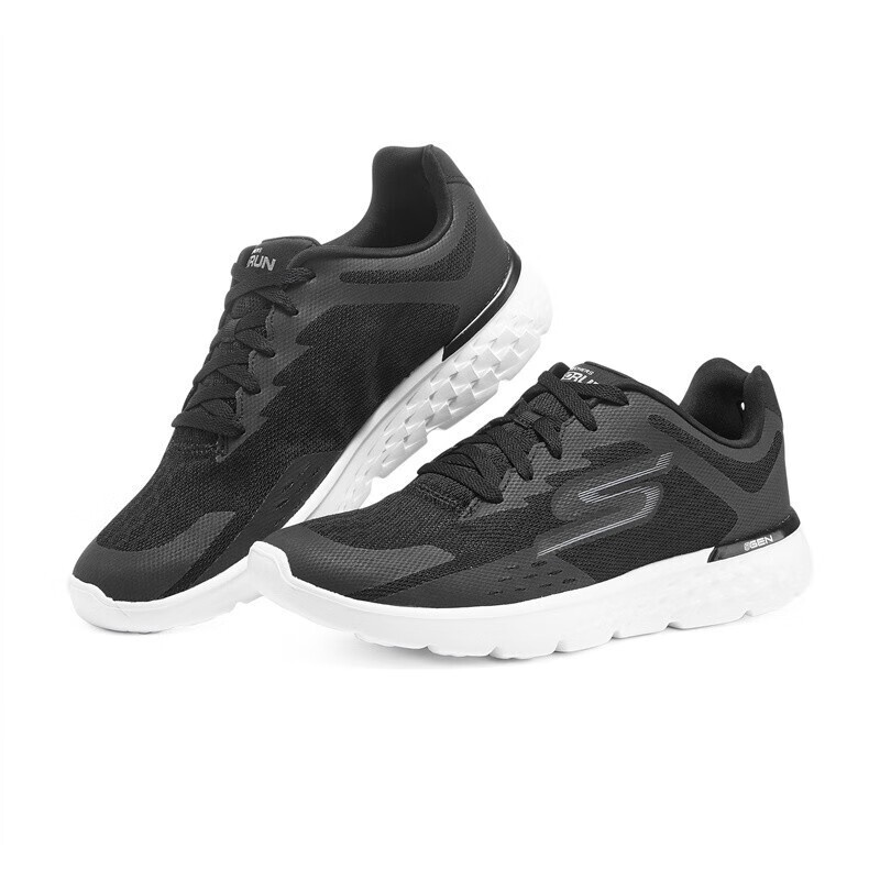 斯凯奇男子鞋轻便运动鞋减震透气舒适休闲男鞋跑步鞋54353-BKW