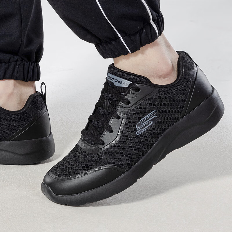 斯凯奇男鞋 运动鞋健步舒适耐磨休闲鞋 232293-BBK