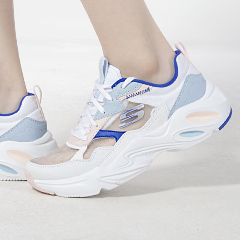 斯凯奇女鞋运动鞋舒适透气时尚潮流轻便休闲鞋 896003-WMLT