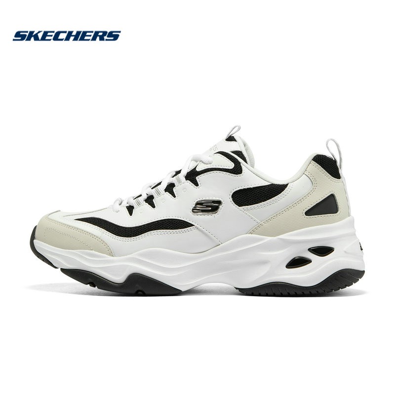 斯凯奇男款春季款闪电熊猫鞋情侣款运动鞋 237226-WLGY