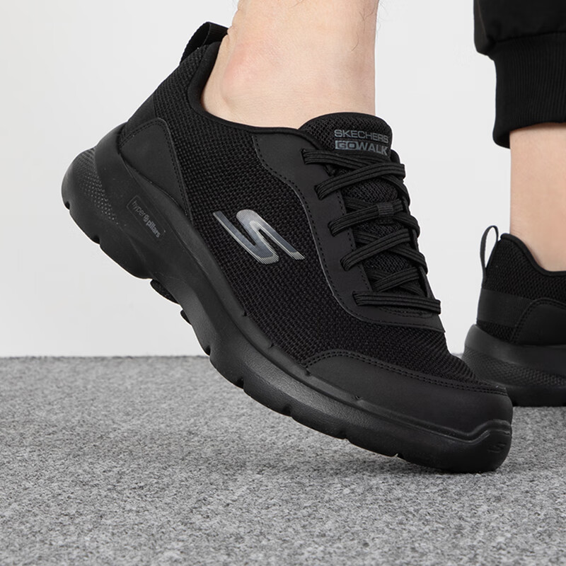 斯凯奇男鞋运动鞋时尚潮流休闲健步鞋 216204-BBK