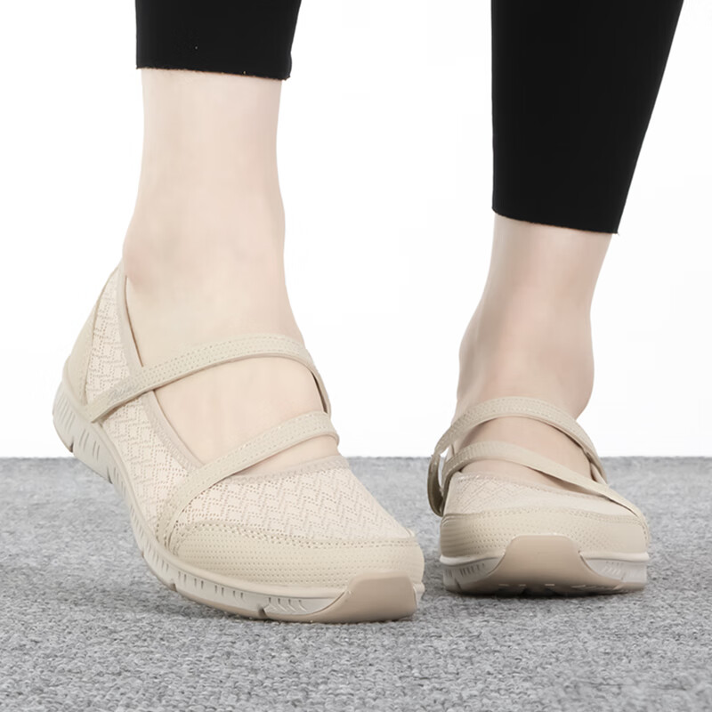 斯凯奇女鞋运动鞋时尚潮流休闲鞋 100354-NAT