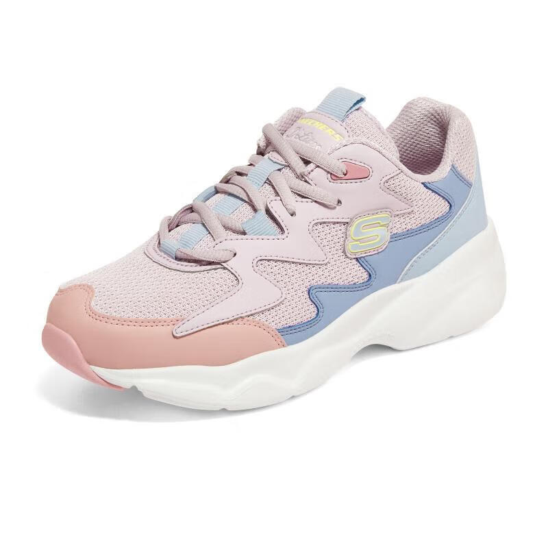 斯凯奇女鞋耐磨轻便透气运动鞋时尚潮流复古流行老爹鞋 896041-MVBL