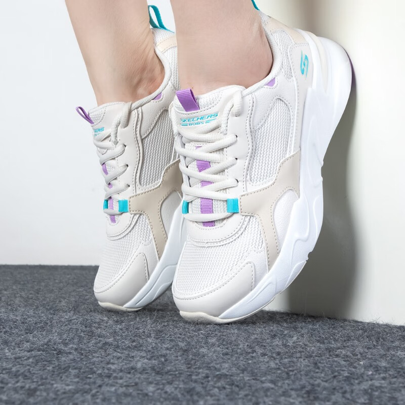 斯凯奇女鞋 运动鞋时尚舒适潮流休闲鞋 117356-NTMT