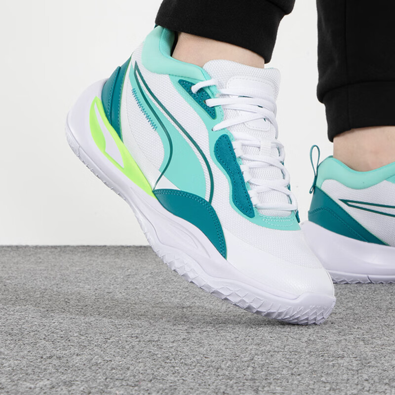 彪马男鞋 运动鞋时尚休闲鞋耐磨透气低帮训练篮球鞋 377572-15