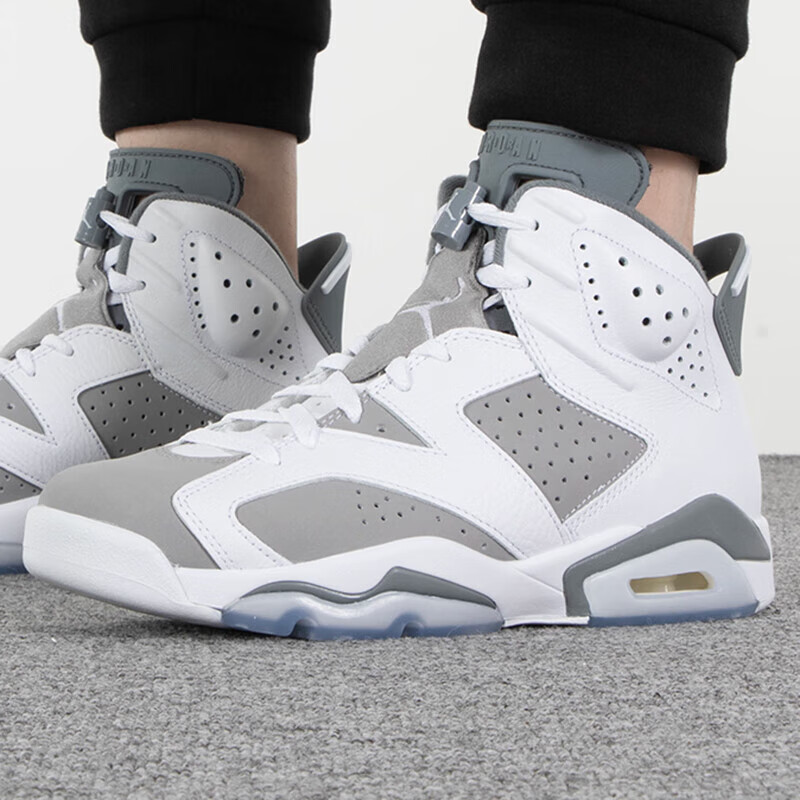 耐克男鞋AIR Jordan 6运动鞋透气耐磨休闲鞋缓震篮球鞋 CT8529-100