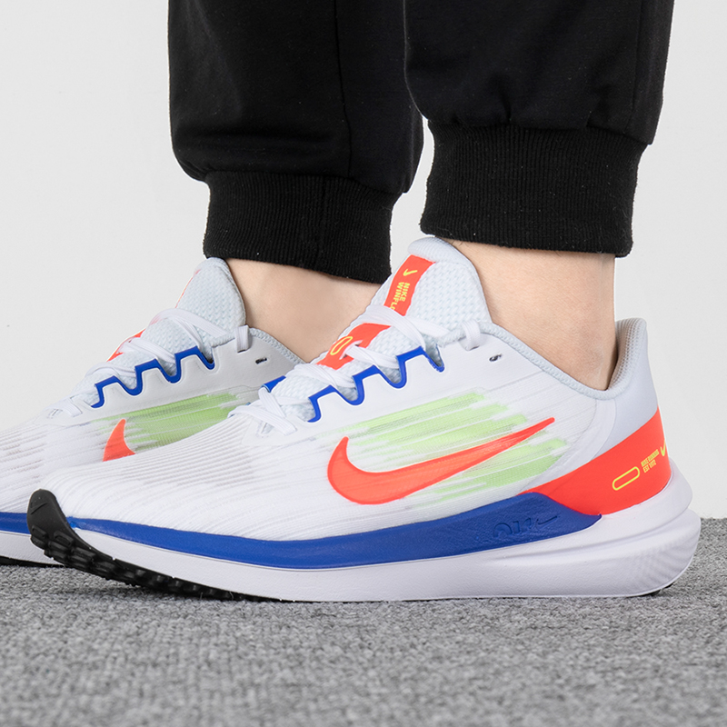 耐克男鞋 NIKE air zoom winflo 9运动鞋缓震耐磨跑步鞋 DX3355-100