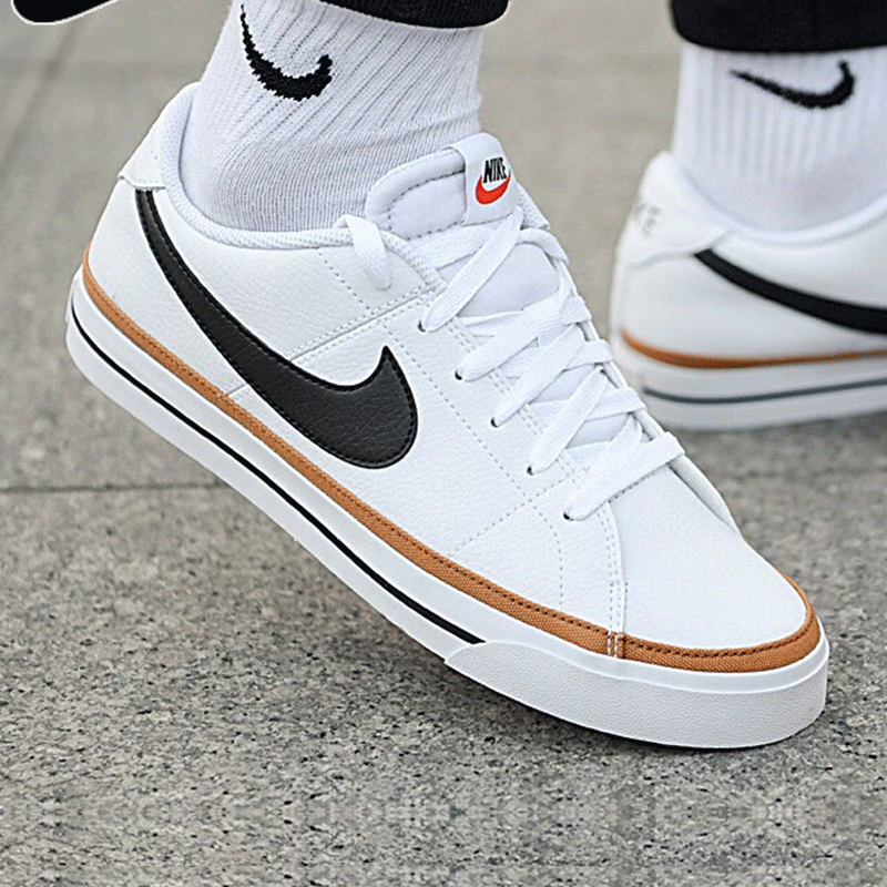 耐克男鞋COURT LEGACY NN开拓者白鞋板鞋耐磨运动鞋休闲 DH3162-100