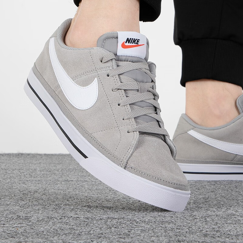 耐克板鞋男鞋低帮帆布鞋COURT户外保暖休闲鞋百搭板鞋潮流运动鞋子男 DH0956-002