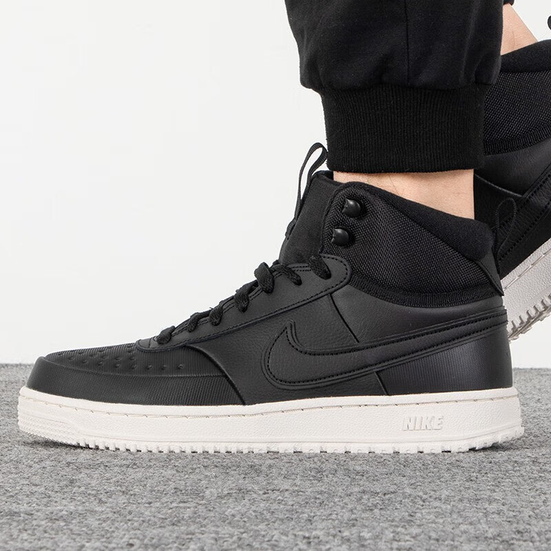 耐克男鞋 COURT运动鞋子透气中高帮板鞋潮流厚底休闲鞋 DR7882-002