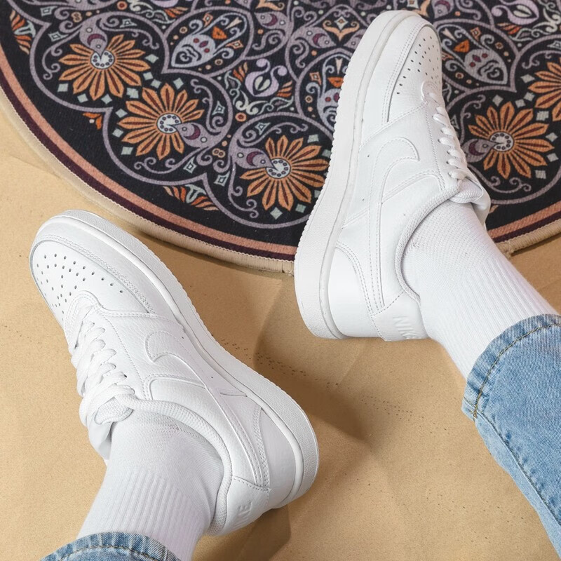 耐克 女鞋 运动鞋COURT复古厚底透气低帮板鞋休闲鞋 CD5434-100