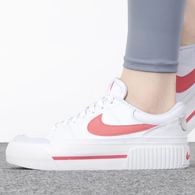 耐克 板鞋女鞋 厚底运动鞋COURT小白鞋舒适透气轻便休闲鞋 DM7590-102