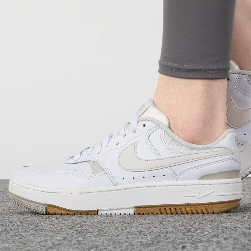 耐克 女鞋子女  运动鞋简版空军一号小白鞋休闲鞋透气滑板鞋 DX9176-103