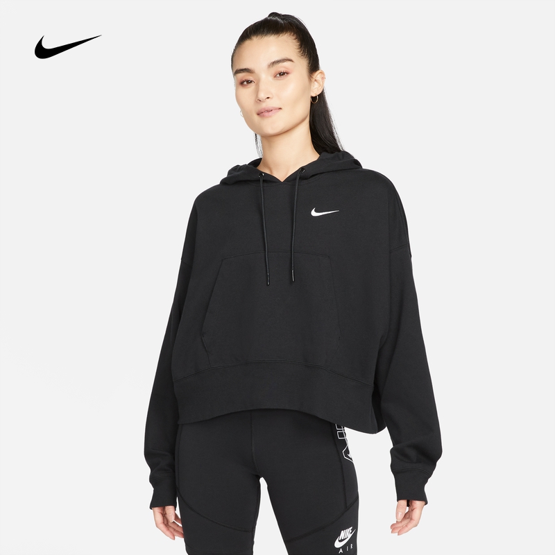 耐克女子超宽松针织套头连帽衫 SPORTSWEAR DM6418-010