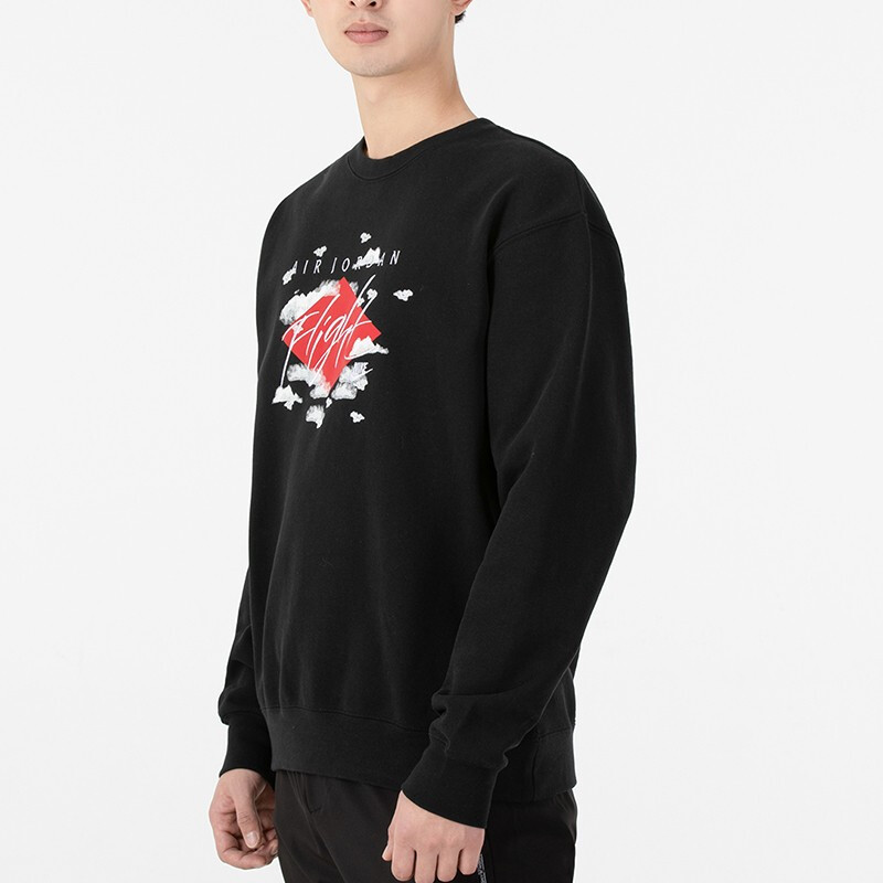 耐克卫衣男装时尚跑步训练休闲宽松运动套头衫 DH9036-010