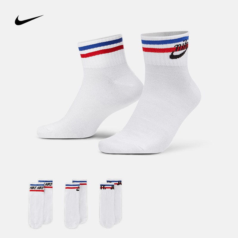 耐克 NIKE EVERYDAY ESSENTIAL Ankle 运动袜子（3双） DX5080-100