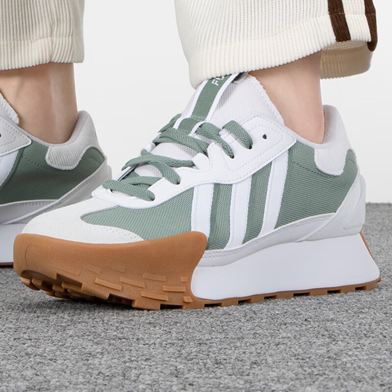 阿迪达斯  NEO跑步鞋男鞋女鞋轻便低帮缓震运动鞋时尚厚底透气舒适休闲鞋 IE2119