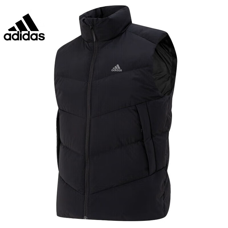 阿迪达斯 （adidas）男装新款保暖运动休闲立领羽绒马甲背心 IS0368