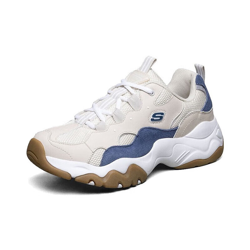 斯凯奇Skechers男款厚底熊猫鞋劳保老爹鞋劳保 237151-TAN