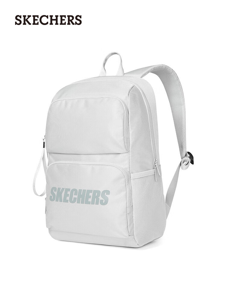 斯凯奇Skechers双肩包男女简约双肩背包电脑包运动休闲包 L320U196-00MV