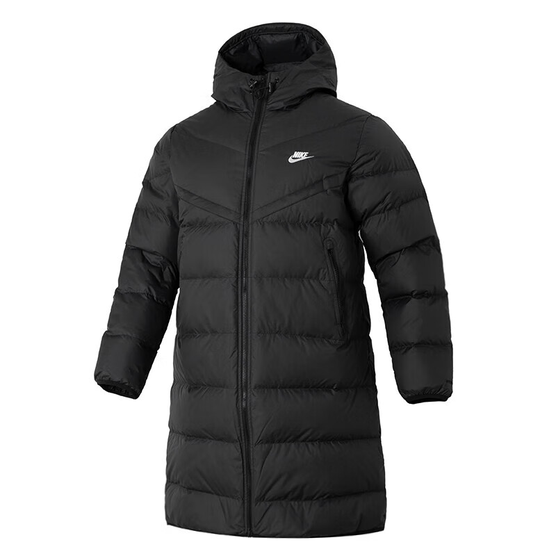 耐克（NIKE）休闲羽绒服男装 冬季新款户外运动服加厚保暖防风连帽羽绒外套 FB8180-010