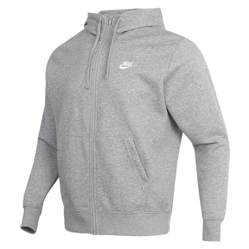 耐克（NIKE）运动套装男士 秋季学生跑步训练时尚连帽夹克外套卫衣 BV2649-063