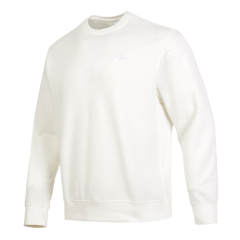 耐克（NIKE）男装上衣24冬季新款运动服经典针织休闲圆领卫衣套头衫打底衫长袖 BV2667-133