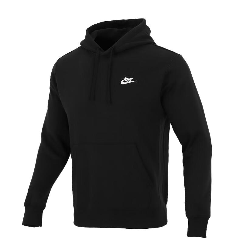 耐克（NIKE）卫衣男士 24冬季新款运动服装连帽休闲外套加绒保暖套头衫 BV2655-010