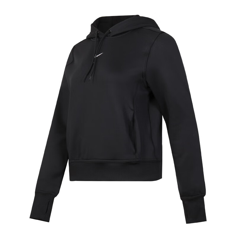耐克（NIKE）卫衣女装 2024冬季新款户外运动服保暖针织休闲宽松连帽套头衫 FB5211-010