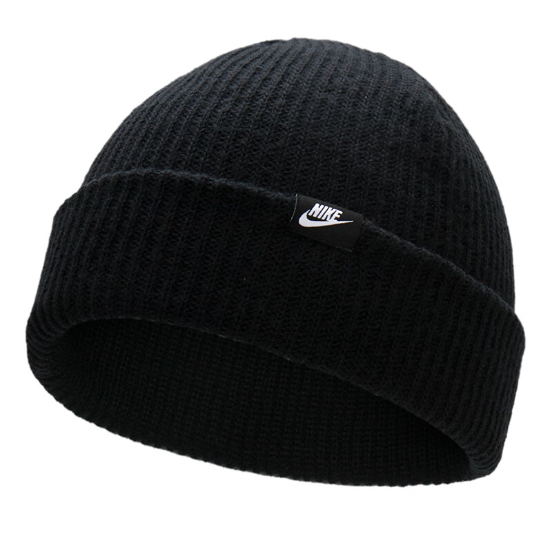 耐克（NIKE）帽子男 24冬季新款运动帽时尚女士帽子舒适保暖毛线帽绒线针织帽 HF0176-010