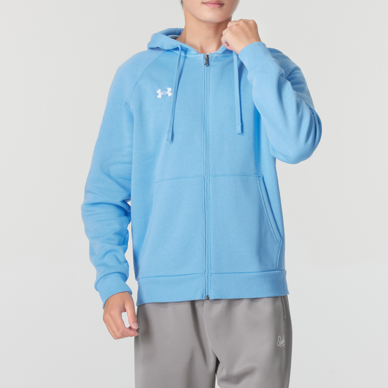 UA安德玛夹克外套男装新款休闲服连帽健身训练服1379767