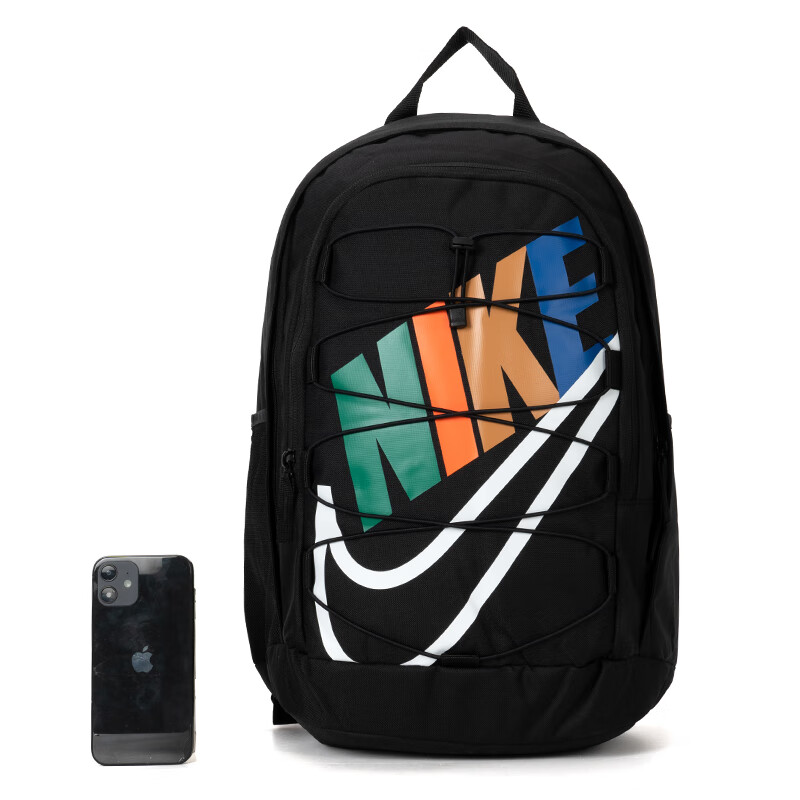 耐克（NIKE） 男包女包 24新款运动包学生书包时尚大容量电脑包情侣双肩包 HF7722-010
