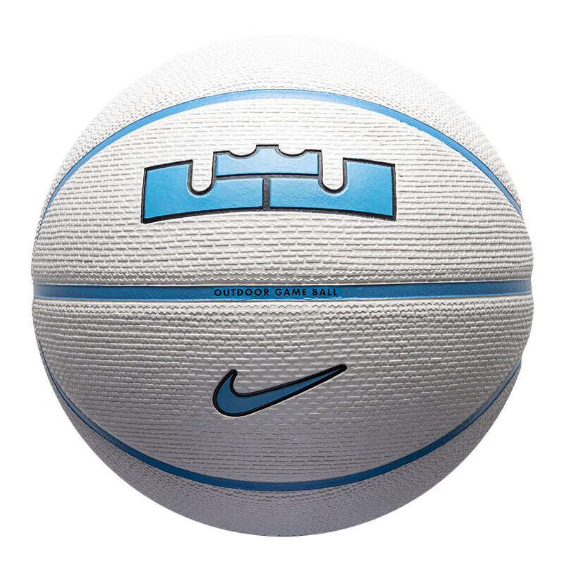 耐克（NIKE）篮球7号橡胶球詹姆斯系列青少年室内外耐磨训练球儿童篮球 DO8262-086