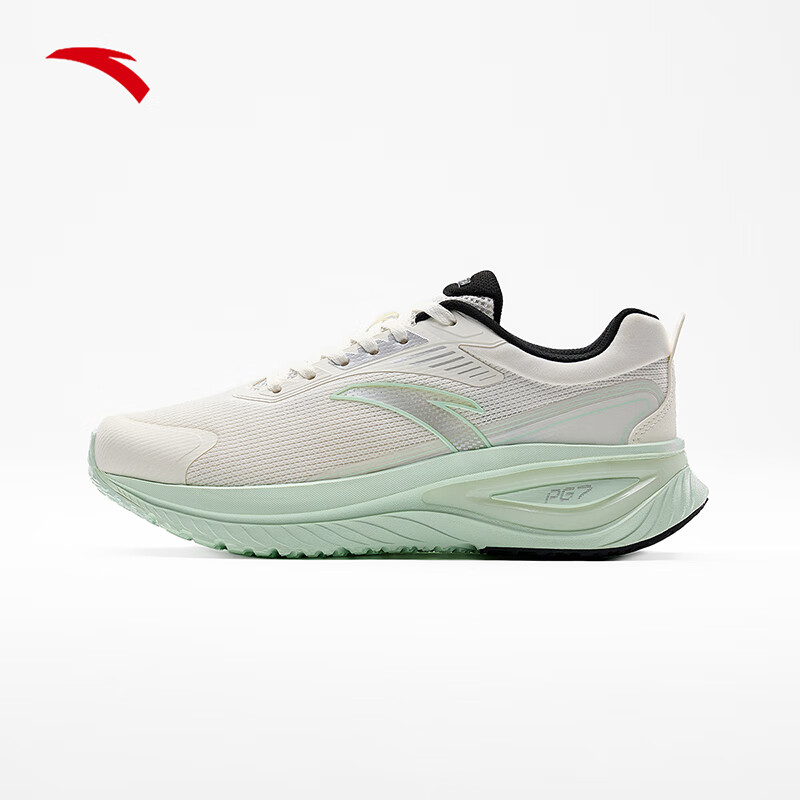 安踏旅途丨全新中底科技PG7缓震慢跑鞋女网面透气运动鞋122435519-1